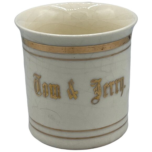 Chikaramachi Other - Chikaramachi Tom & Jerry Punch Cup Mug Gold Trim Vintage Replacement